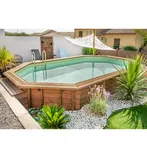 PISCINE BOIS MONTANA SPR 5.62x3.52 H 1.24 LUXE