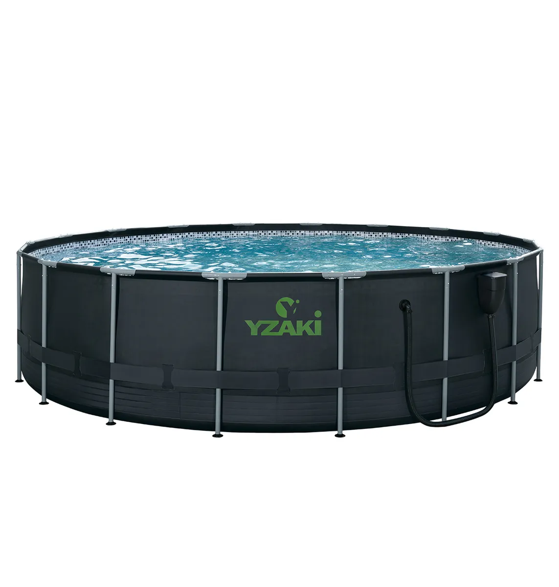 PISCINE YZAKI SANS FILTRATION RONDE 5,49mx1,32m + SKIMMER