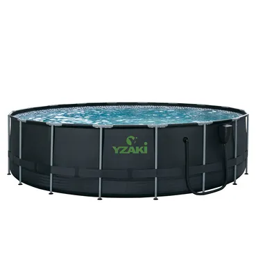 PISCINE YZAKI SANS FILTRATION RONDE 5,49mx1,32m + SKIMMER