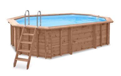 PISCINE BOIS MONTANA SPR 5.62x3.52 H 1.24 LUXE